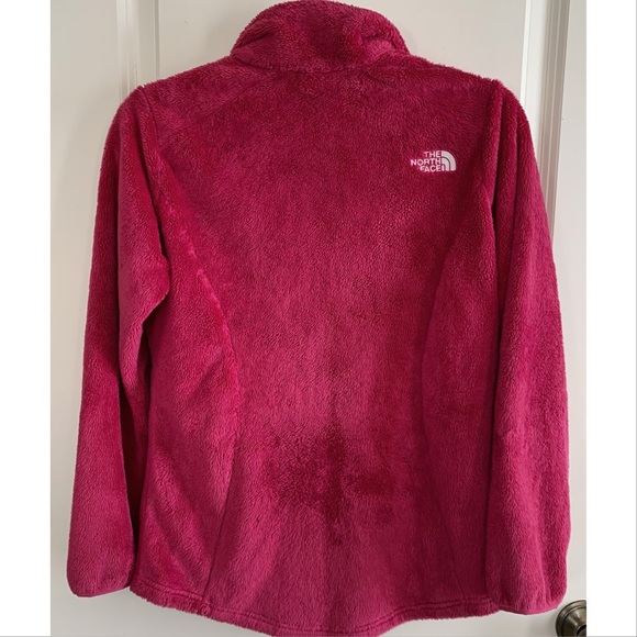 The North Face Fleece Zip Front Jacket, Pink, Size Large 14/16 - Picture 2 of 5